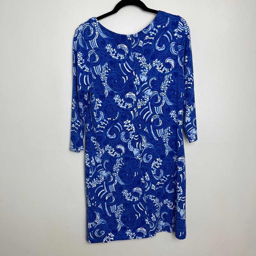 Lilly‎ Pulitzer Sophiletta UPF 50+ Blue Grotto So Offishal Sz Large - Picture 3 of 6
